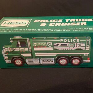 2023 Hess Police Truck and Cruiser first responder vehicles. Lights, Sirens NRFB